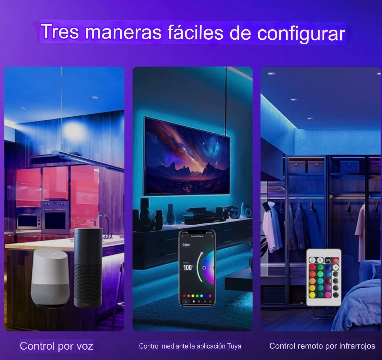 Luces led inteligentes